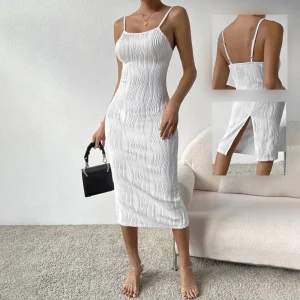 sleeveless backless maxi dress